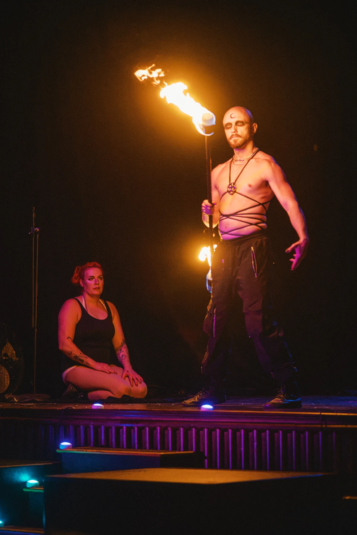 Fire performance photo at Legacy Cabarete